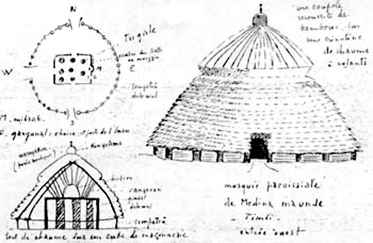 Mosquée paroissiale (misiide) de Madina Mawnde (Timbi)