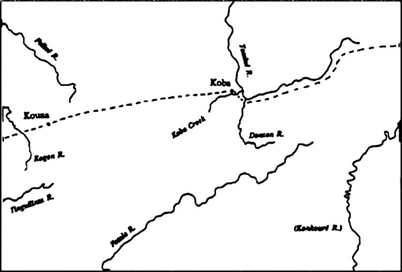 Map C: Kouna/Koba Sector of the Watt Expedition, 13-19 February 1794